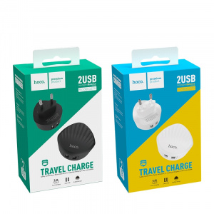 СЗУ HOCO C67A 2.4A - 2 USB Shell