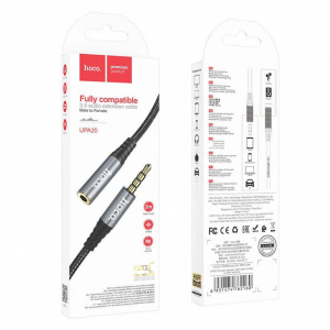 Кабель AUX HOCO UPA20 3.5mm 2m (удлинитель)